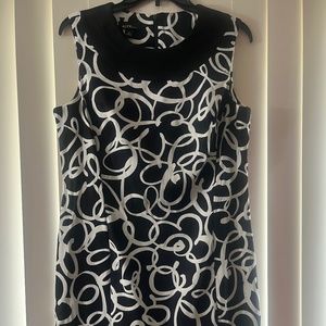 ALYX Women’s Black/White Sleeveless Dress